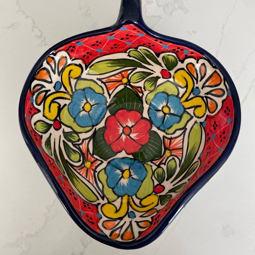 Hand-Painted Mexican Talavera Bowl- Alba Mexico Pottery